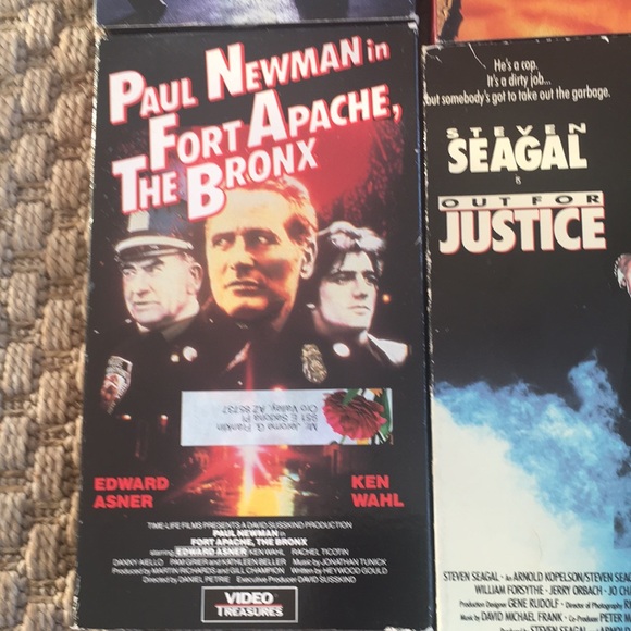Out for justice, Fort Apache, cyborg, death warrant. Get another bundle FREE!!! - Picture 3 of 5